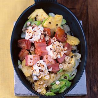 Sauerkraut-Ananas-Auflauf Sauerkraut-Ananas-Auflauf