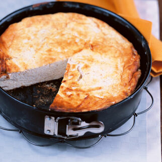 Käsekuchen mit Pumpernickelboden Käsekuchen mit Pumpernickelboden