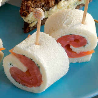 Räucherlachs-Lollis Räucherlachs-Lollis