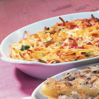 Lauch-Nudelauflauf Lauch-Nudelauflauf
