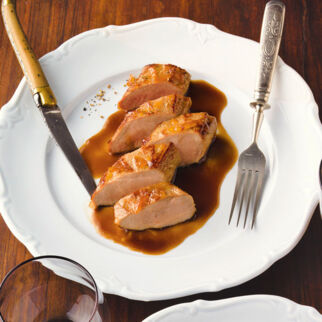 Glasierter Wildrücken Glasierter Wildrücken