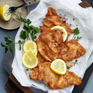 Wiener Schnitzel auf klassische Art Wiener Schnitzel auf klassische Art