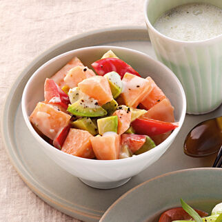 Avocado-Melonen-Salat Avocado-Melonen-Salat