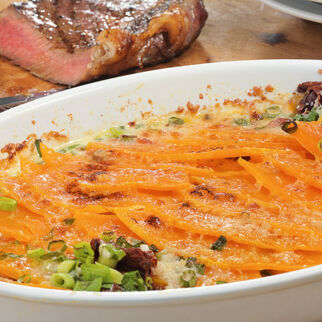 Kürbisgratin mit Tomaten Kürbisgratin mit Tomaten