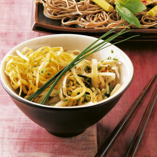 Nudeln mit Ingwer-Rettich Nudeln mit Ingwer-Rettich