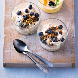 Heidelbeer-Quarkspeise Heidelbeer-Quarkspeise