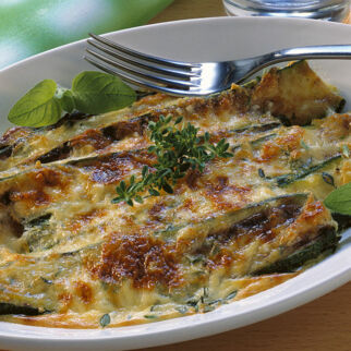 Überbackene Zucchini Überbackene Zucchini