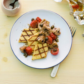 Polentaschnitten mit Pilzen Polentaschnitten mit Pilzen