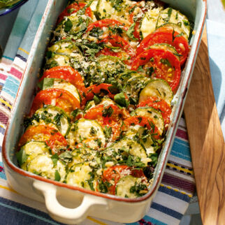 Tomaten-Zucchini-Gratin Tomaten-Zucchini-Gratin
