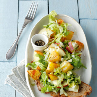 Lauwarmer Endiviensalat Lauwarmer Endiviensalat
