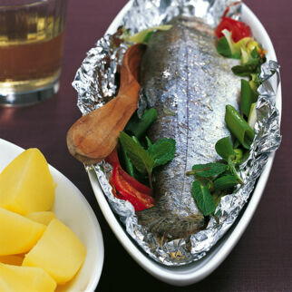 Forellen in der Folie Forellen in der Folie