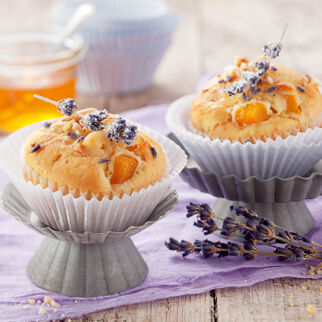 Lavendel-Aprikosen-Muffins Lavendel-Aprikosen-Muffins
