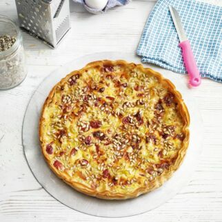 Käse-Trauben-Quiche Käse-Trauben-Quiche