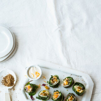 Mangold-Bulgur-Päckchen Mangold-Bulgur-Päckchen