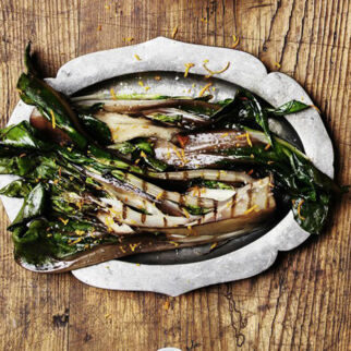 Gegrillter Mangold Gegrillter Mangold