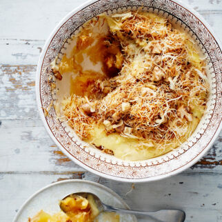 Sündiges Engelshaar - Kadayıf-Schichtdessert Sündiges Engelshaar - Kadayıf-Schichtdessert