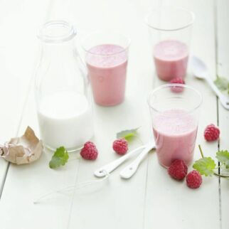 Himbeer-Gundermann-Smoothie Himbeer-Gundermann-Smoothie