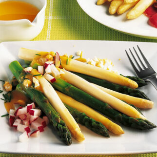 Spargel mit Eier-Vinaigrette Spargel mit Eier-Vinaigrette
