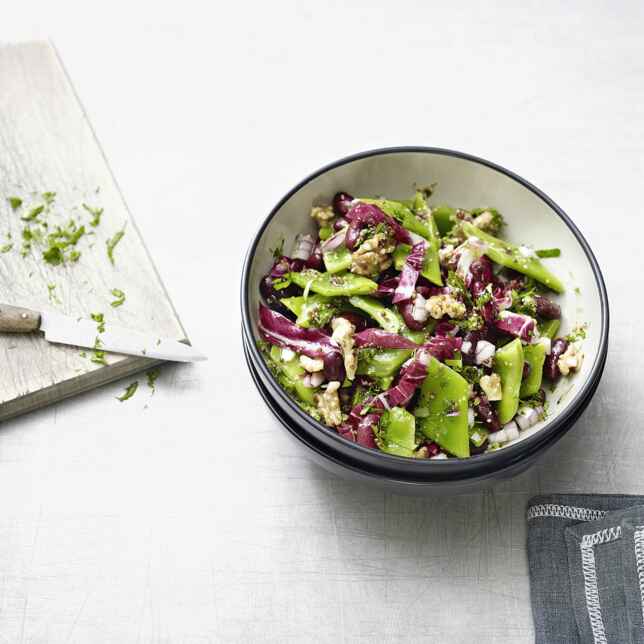 Bohnensalat mit Thunfisch und Radicchio Rezept | Küchengötter