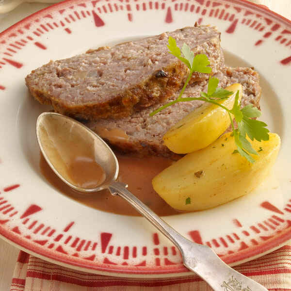 Gefüllter Hackbraten oder »Falscher Hase« Rezept | Küchengötter