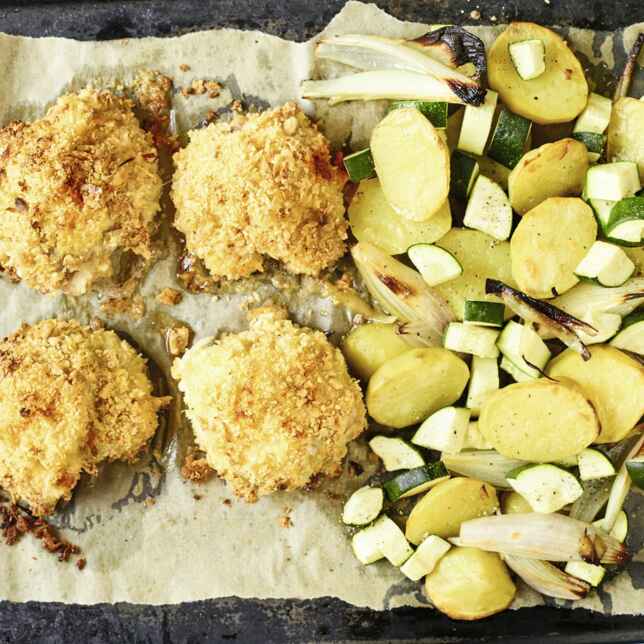 Hähnchenkeulen mit Wedges aus der Heißluftfritteuse Rezept | Küchengötter