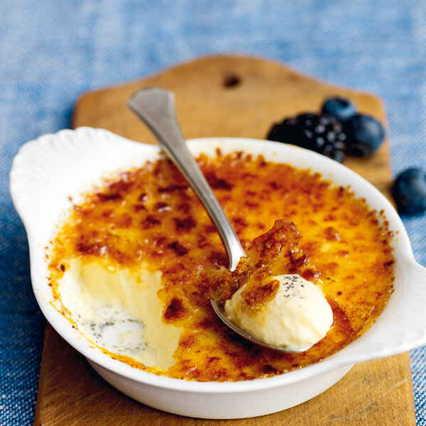 Crème brûlée mit Vanille und Safran Rezept | Küchengötter