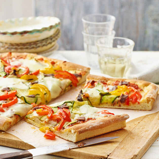 Pizza-Gesichter Rezept | Küchengötter