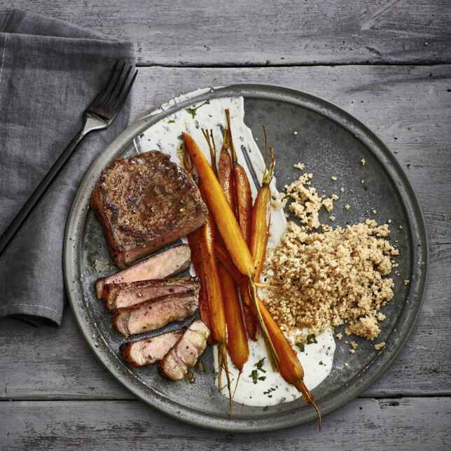 Steaks Mit Rosmarinkartoffeln Rezept Küchengötter 