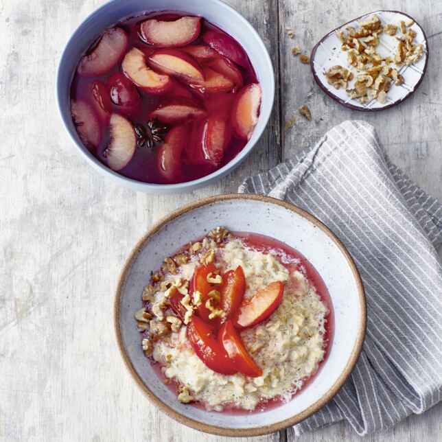 Quinoa-Brei mit Pflaumen Rezept | Küchengötter