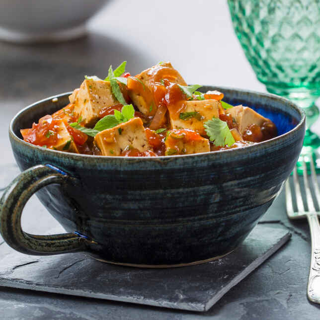 Tofu süßsauer mit grünen Bohnen Rezept | Küchengötter