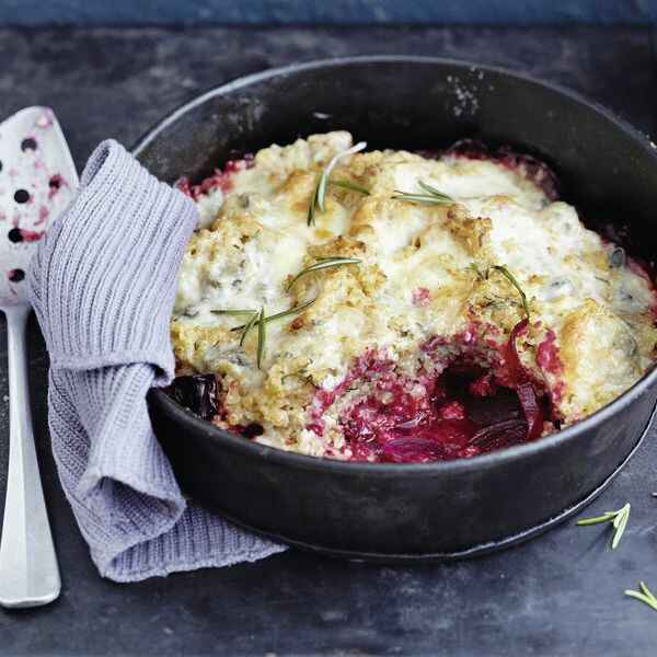 Hirseauflauf mit bunter Paprika Rezept | Küchengötter