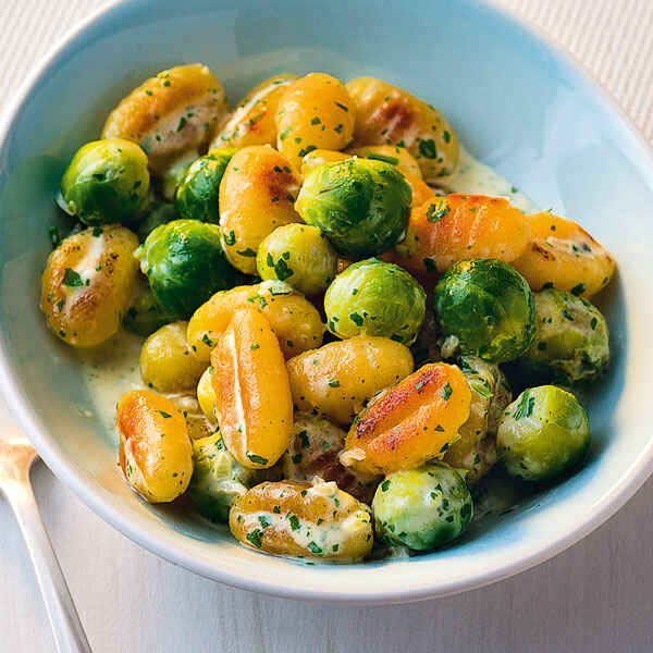 Käsekartoffeln Mit Rosenkohl Rezept | Küchengötter