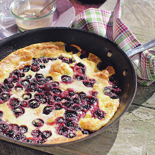 Heidelbeer-Buttermilch-Pfannkuchen Rezept | Küchengötter