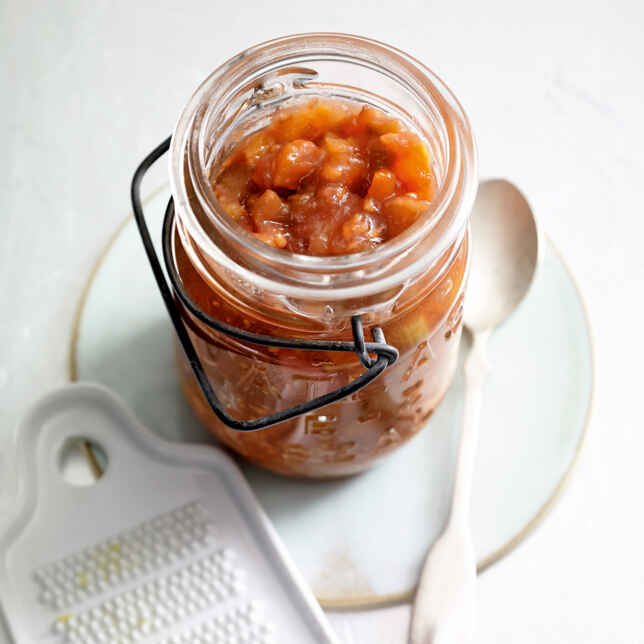 Rhabarber-Papaya-Konfitüre mit Kokos Rezept | Küchengötter