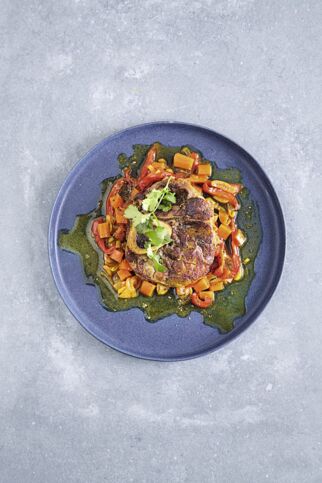 Kalbsbeinscheiben-Tajine Kalbsbeinscheiben-Tajine