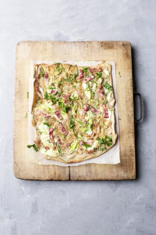 Schneller Flammkuchen Schneller Flammkuchen