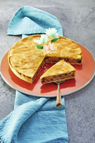 Gedeckter Apfelkuchen Gedeckter Apfelkuchen