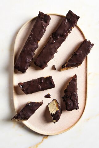 Nugat-Karamell-Riegel Nugat-Karamell-Riegel