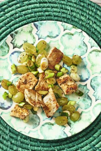 Putenbrust mit Trauben Putenbrust mit Trauben