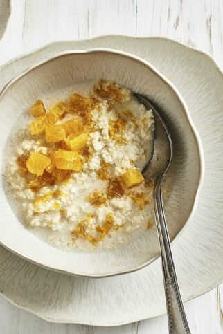 Mandel-Hirse-Frühstücksbrei Mandel-Hirse-Frühstücksbrei