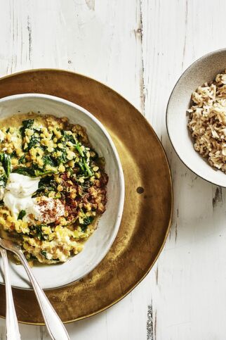 Rahm-Dal mit Spinat Rahm-Dal mit Spinat