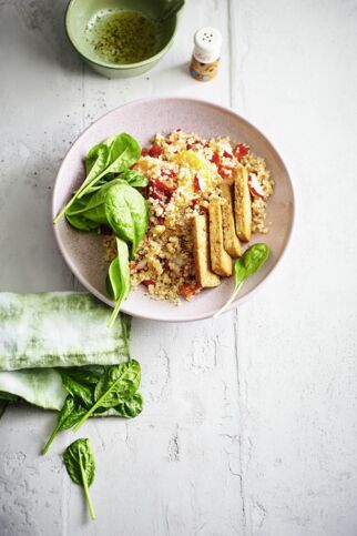 Quinoasalat mit Tofu Quinoasalat mit Tofu