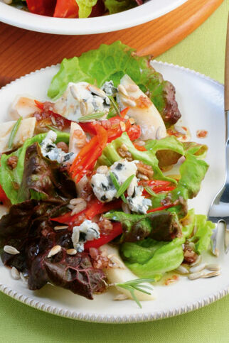 Bataviasalat mit Birnen Bataviasalat mit Birnen