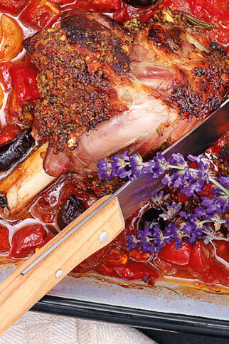 Lammhaxen mit Tomaten Lammhaxen mit Tomaten