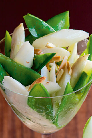 Zuckerschoten-Spargel-Salat Zuckerschoten-Spargel-Salat