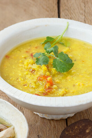 Indische Mung-Dal-Suppe Indische Mung-Dal-Suppe