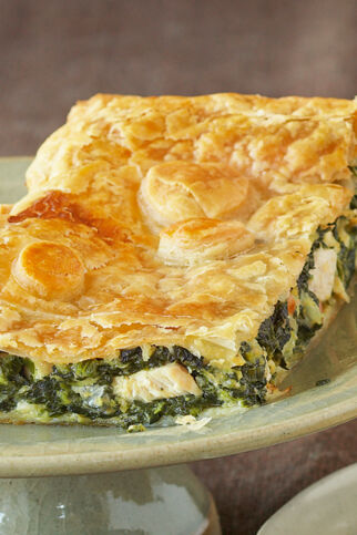 Geflügel-Spinat-Pita Geflügel-Spinat-Pita