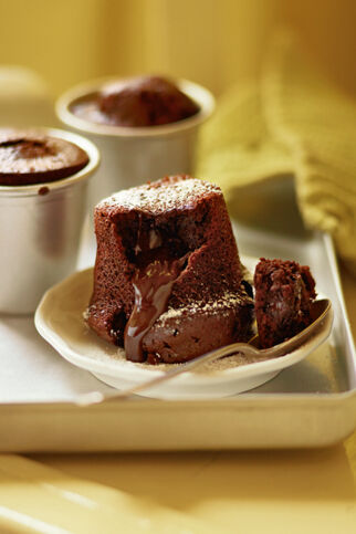 Warme Schokoladenkuchen Warme Schokoladenkuchen