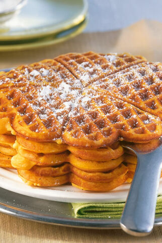 Kürbiswaffeln Kürbiswaffeln