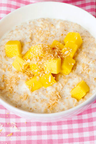 Porridge mit Mango Porridge mit Mango